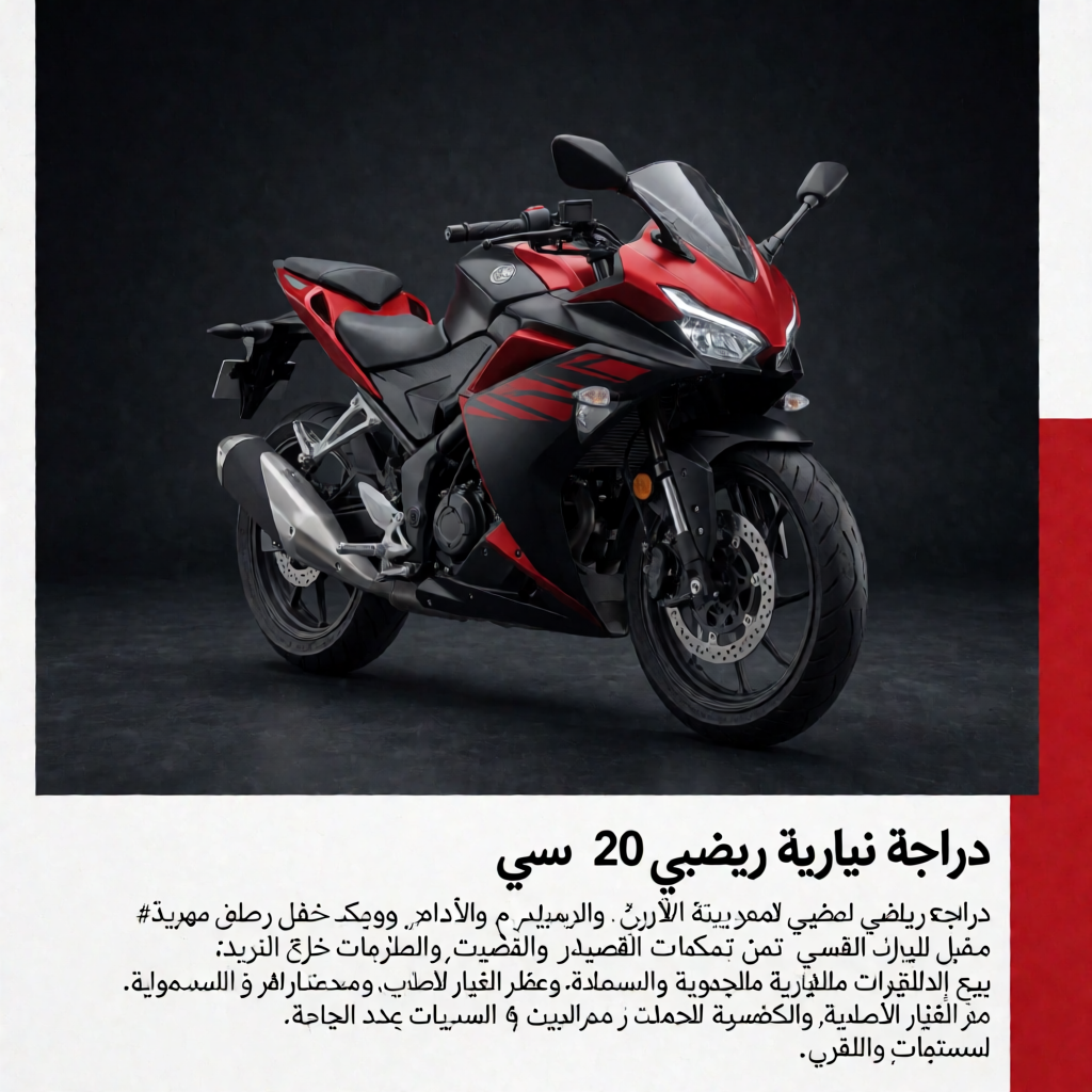 دراجة نارية رياضية 200 سي سي