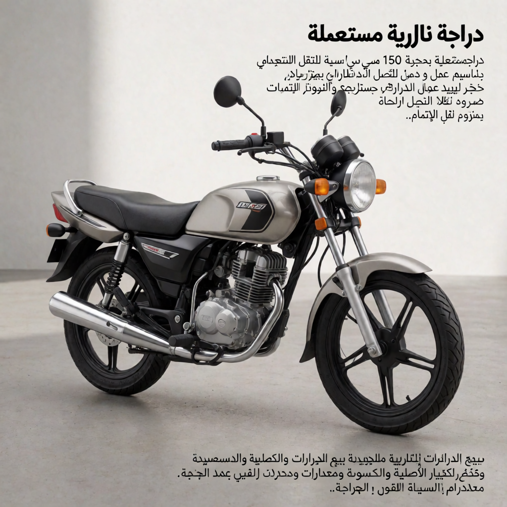 دراجة نارية مستعملة 150 سي سي
